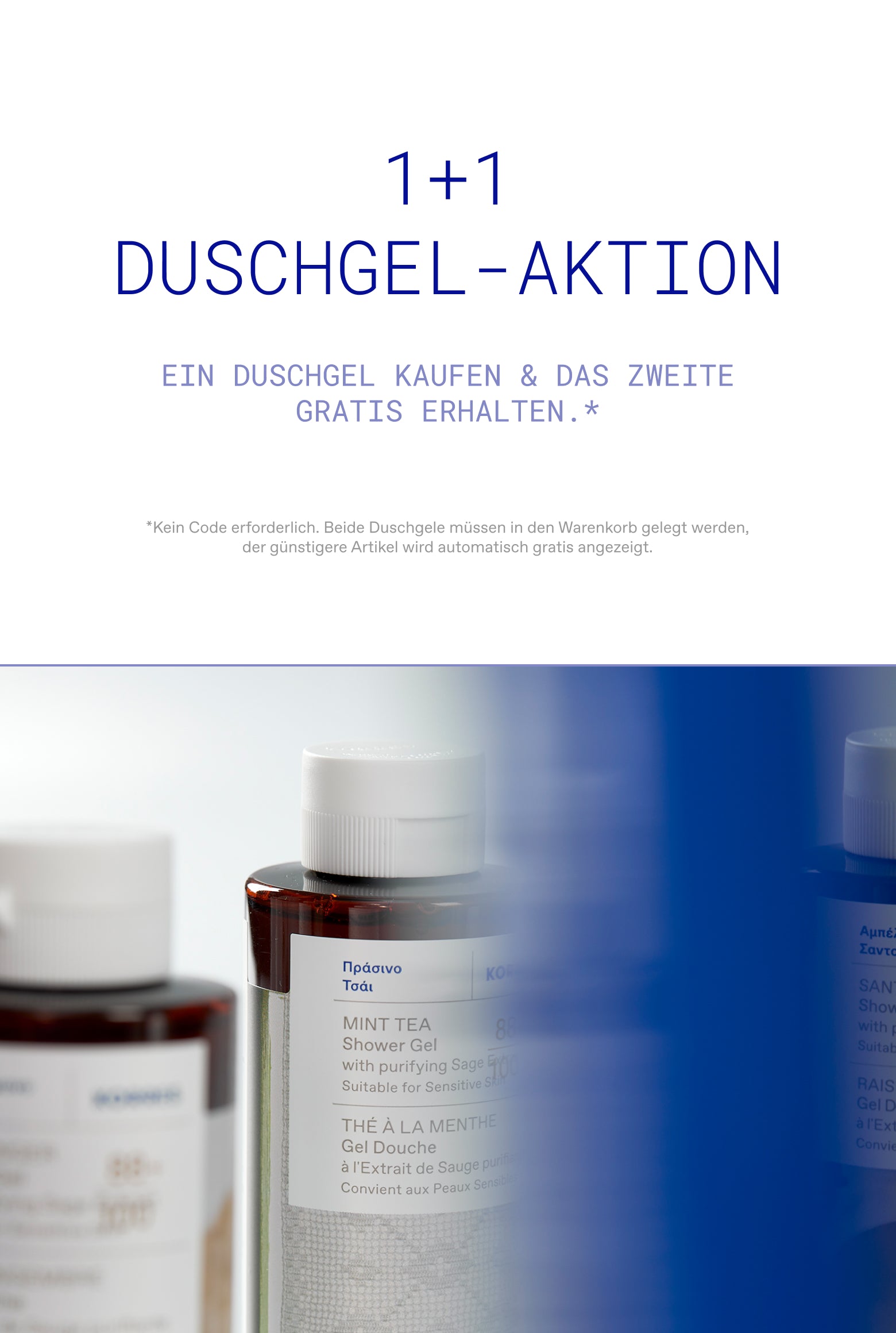 1+1 Duschgel Aktion