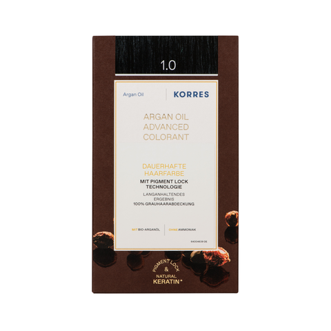 Arganöl - Hochentwickelte Haarcoloration Schwarz 1.0