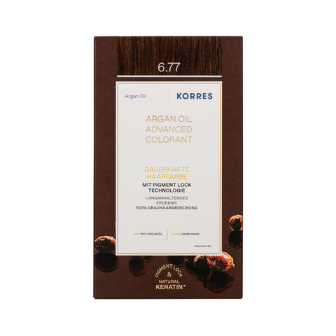 Arganöl - Hochentwickelte Haarcoloration Gianduja 6.77