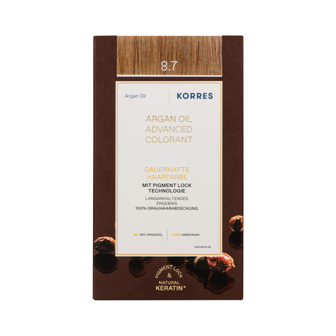 Arganöl - Hochentwickelte Haarcoloration Toffee 8.7