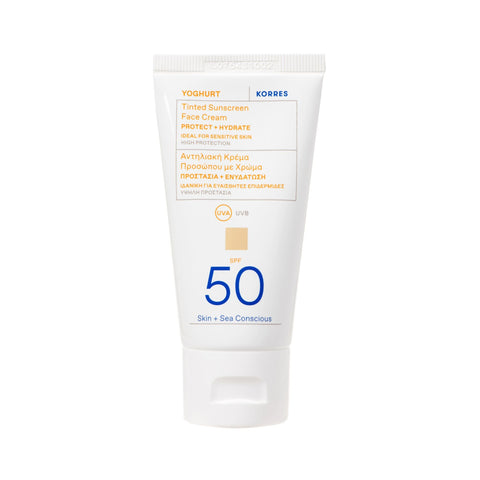 Yoghurt Getönte Sonnencreme für das Gesicht SPF50