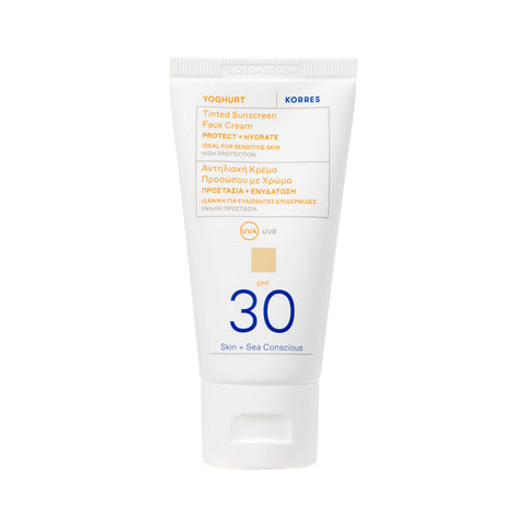 Yoghurt Getönte Sonnencreme für das Gesicht SPF30