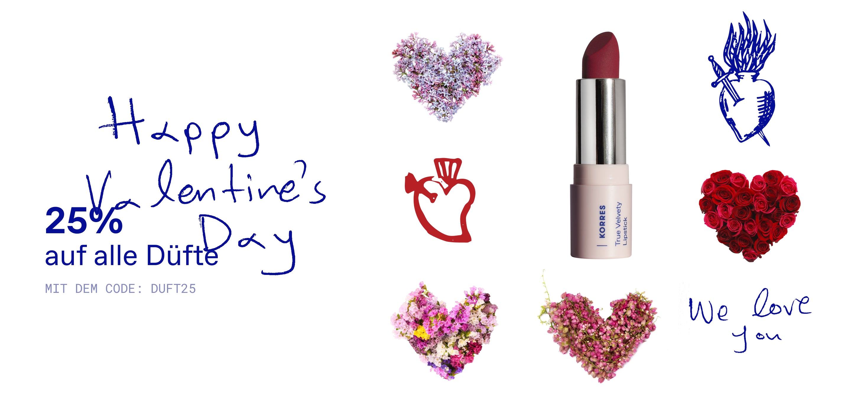 Valentinstag-Deal 25% auf alle Düfte